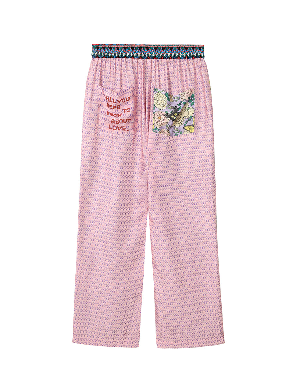 Bailey Straight Leg Printed Trousers