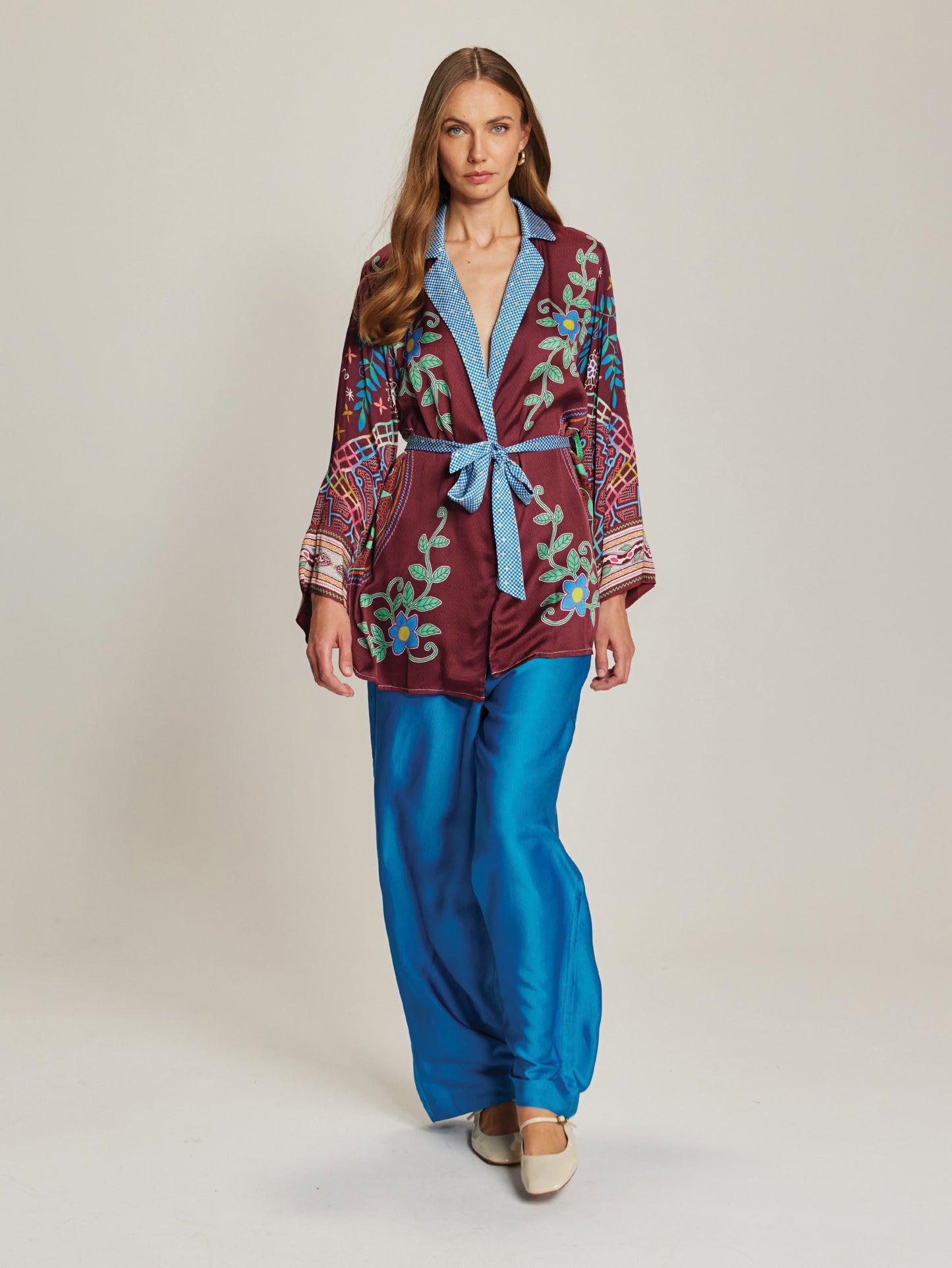 Lucia Kimono Belted Jacket