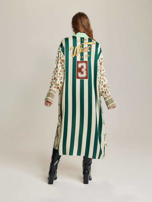 Athena Collar Button Up Dress