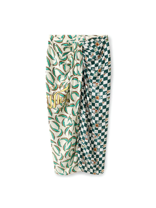 Luna Tie Front Skirt