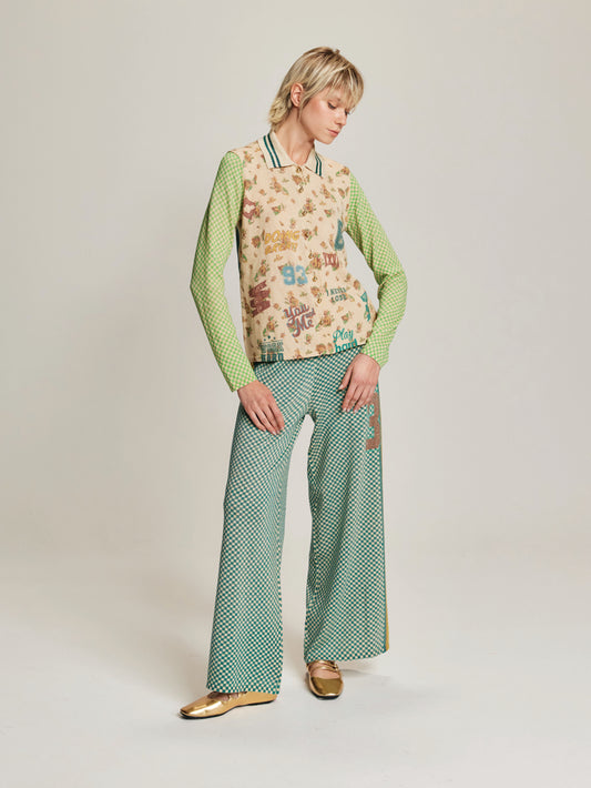 סרנטי סריג מכופתר