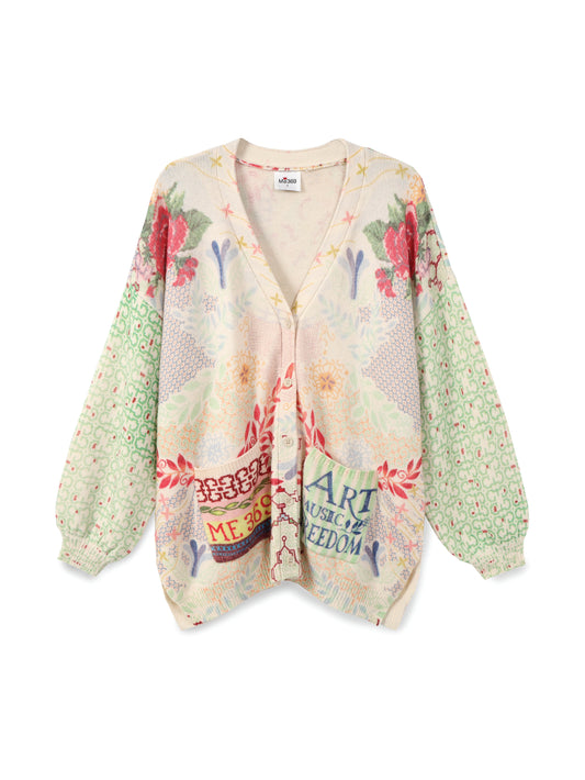 ליב קרדיגן מודפס