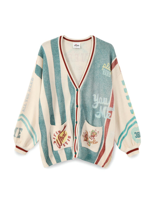 ליב קרדיגן מודפס