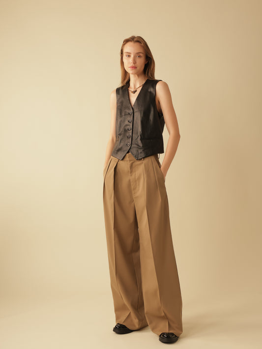 Tailored Wide leg Pants