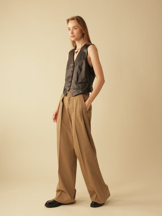 Tailored Wide leg Pants