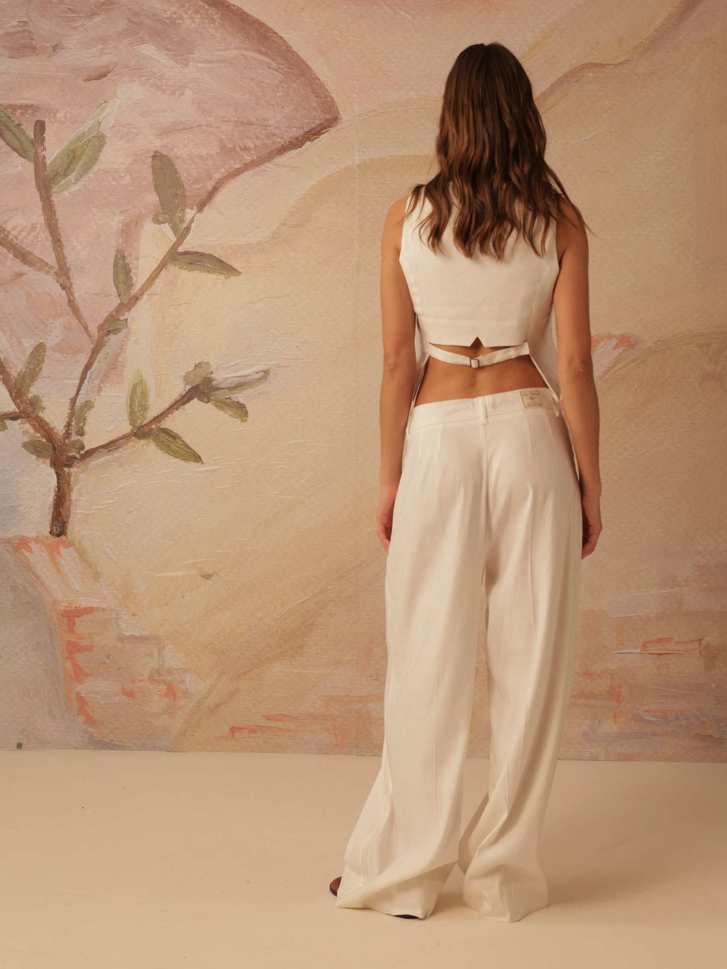 Linen Wide Leg Pants