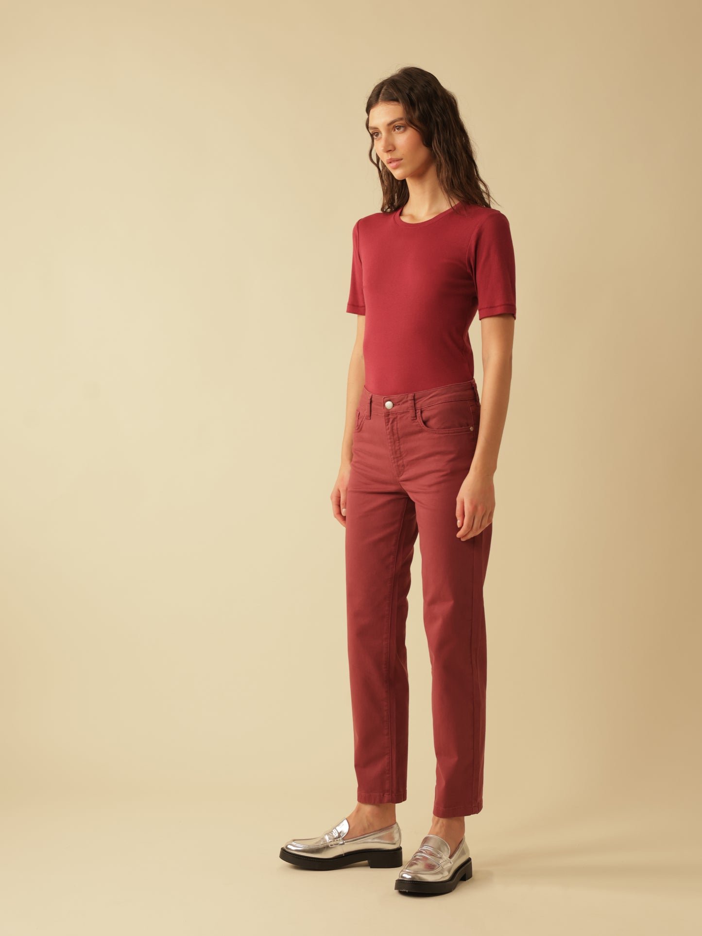 Fly Front 5 Pocket Pants