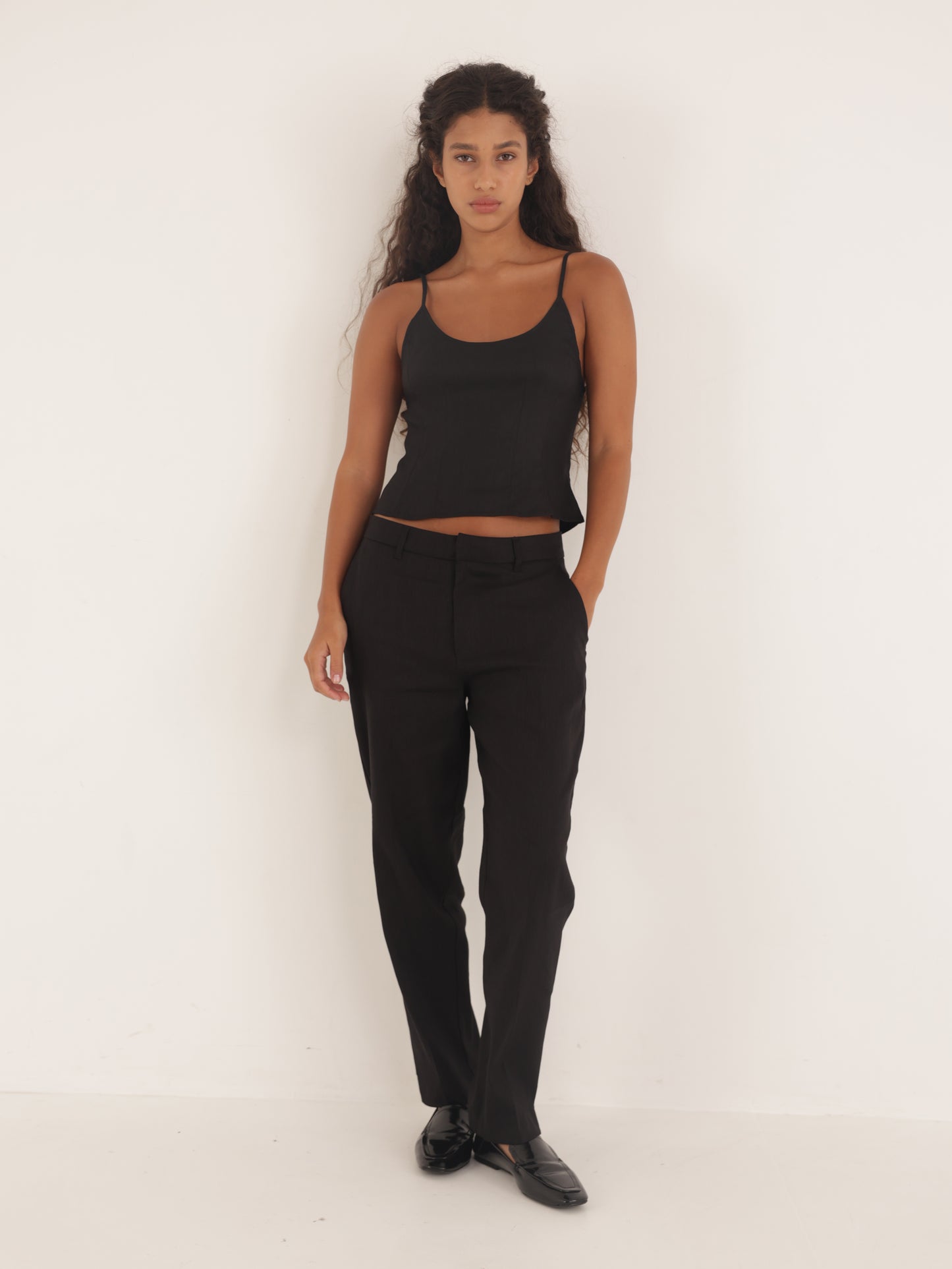 Linen chino pants