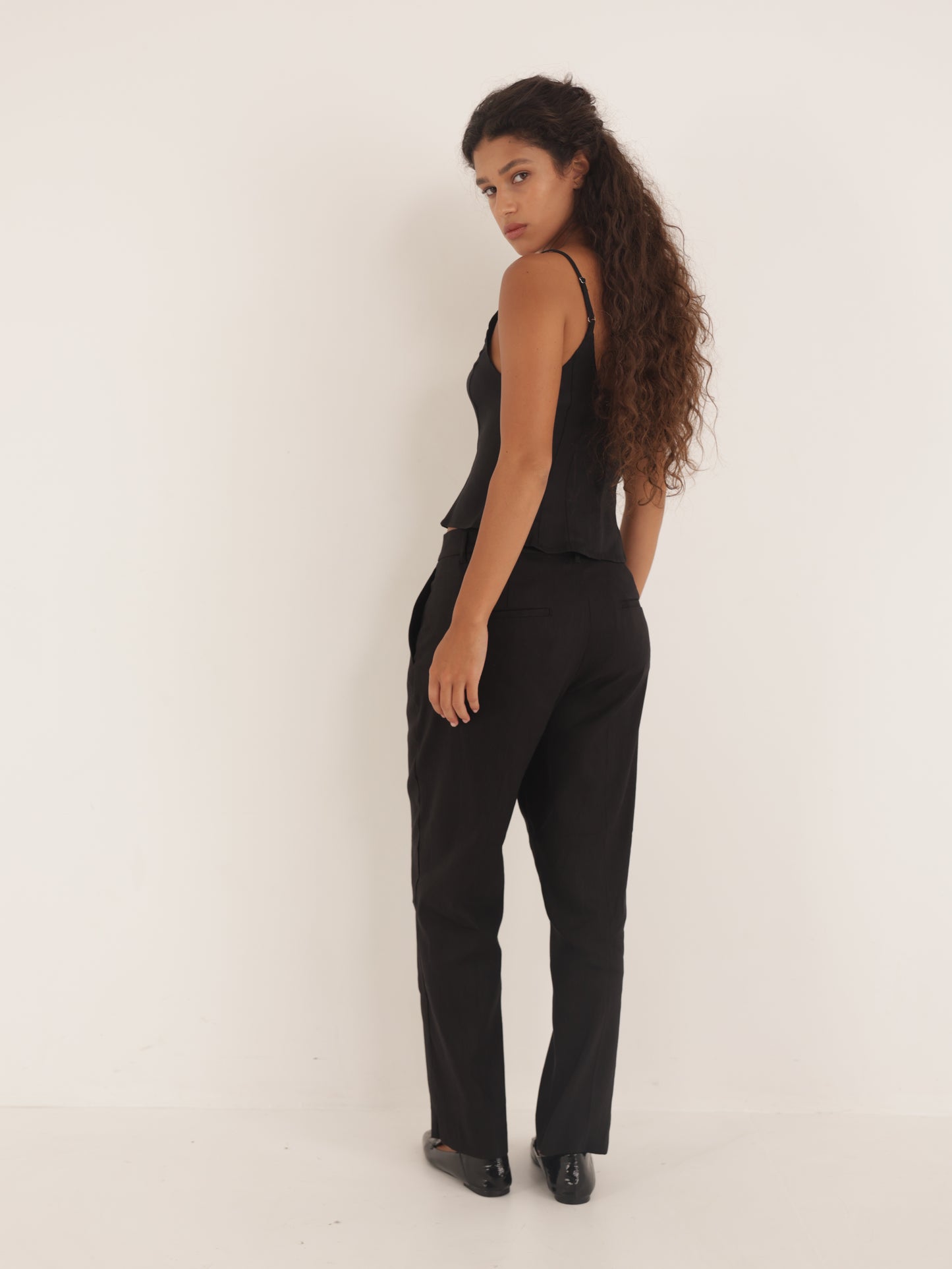 Linen chino pants