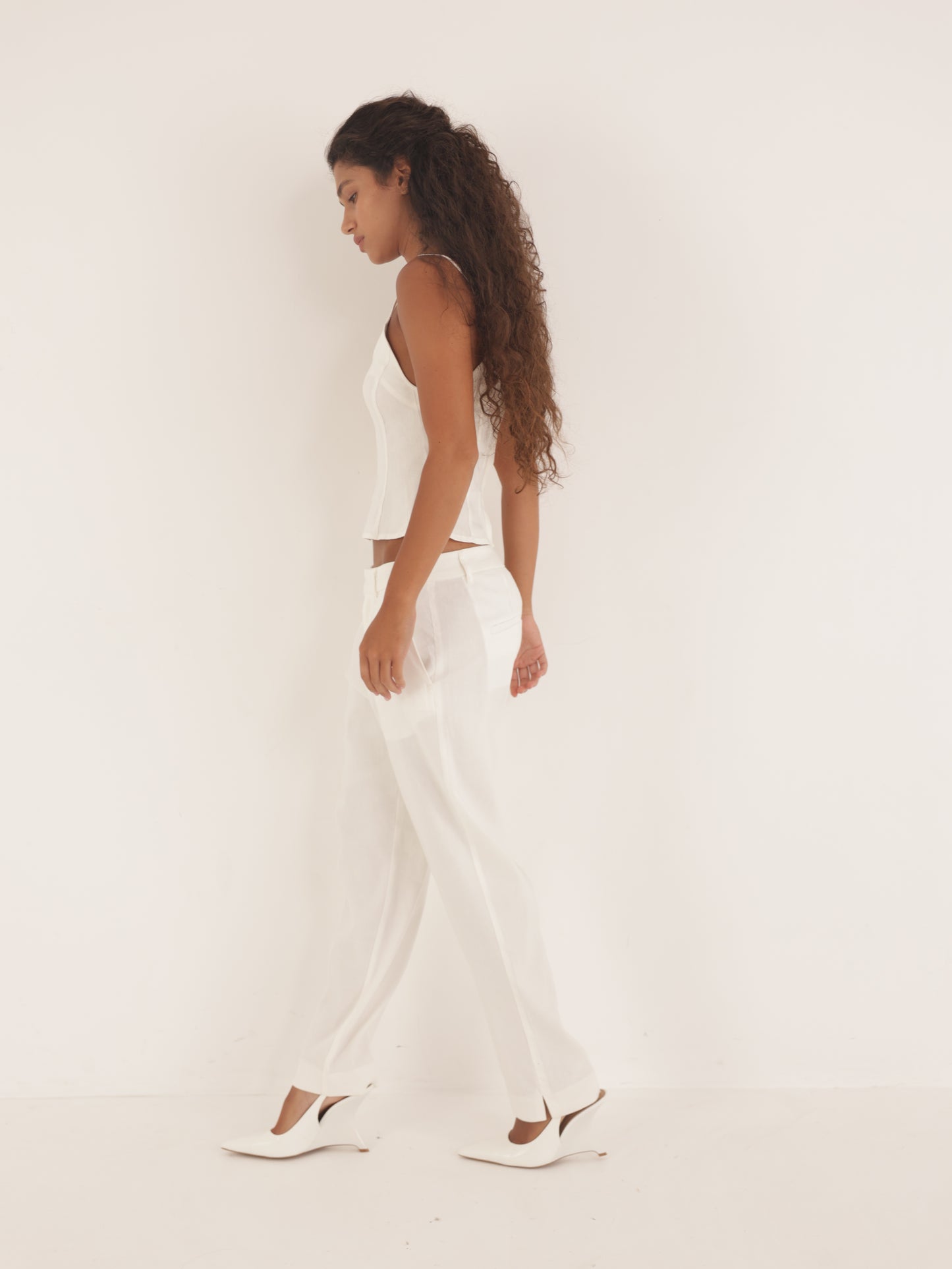 Linen chino pants