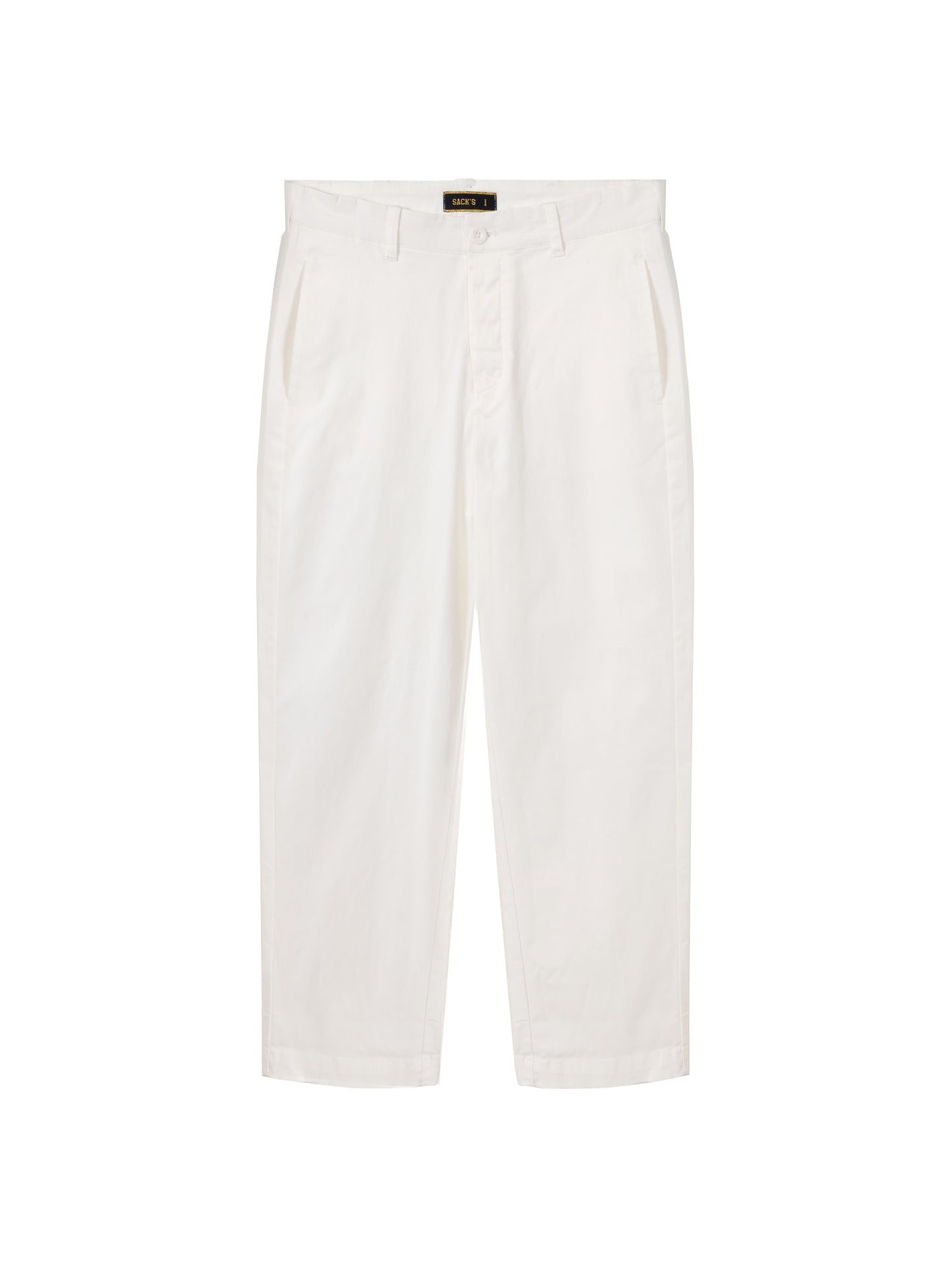 Chino Pants Embroidered Straight Leg