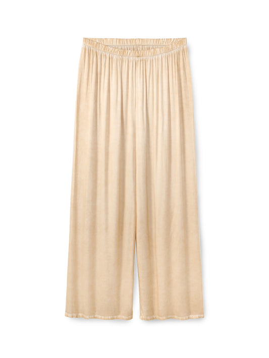 Vintage Wash Elastic Waist Pants