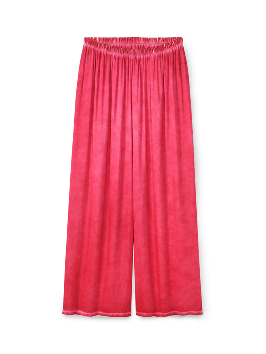 Vintage Wash Elastic Waist Pants