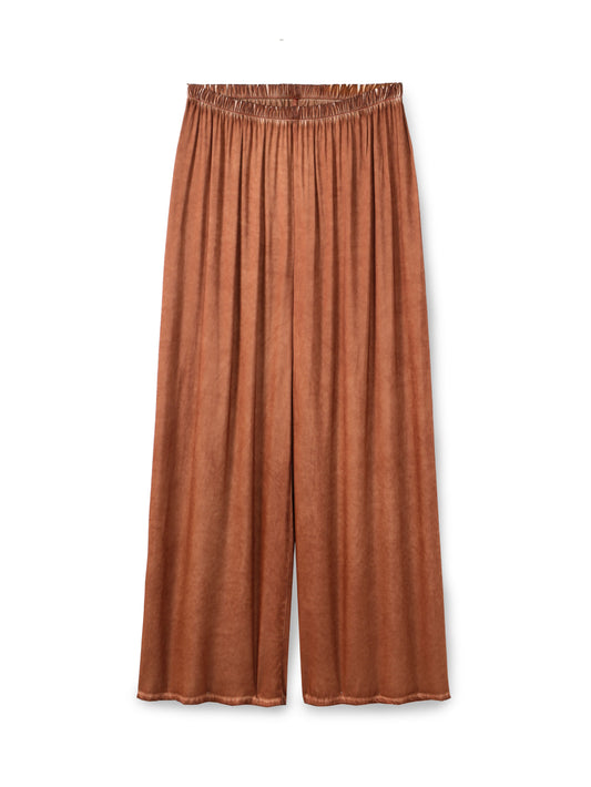 Vintage Wash Elastic Waist Pants