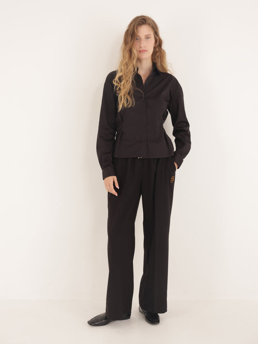 Tailored sporty long pants