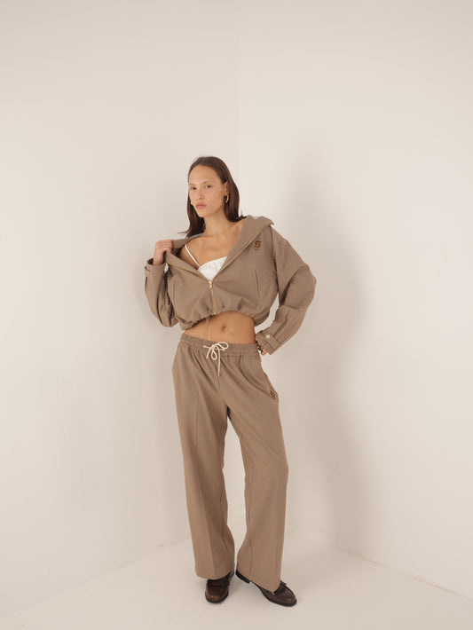 Tailored sporty long pants