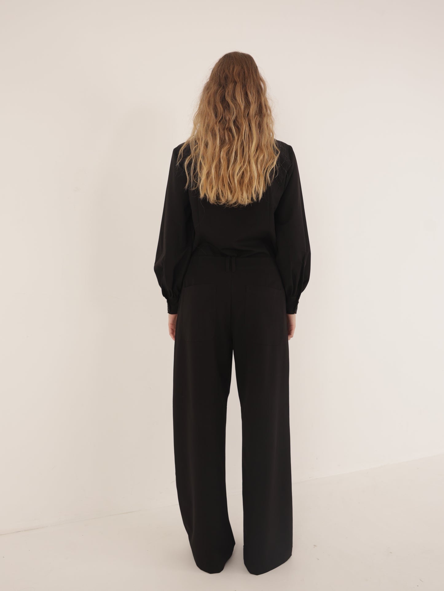 Tailored Wide-Leg Pants