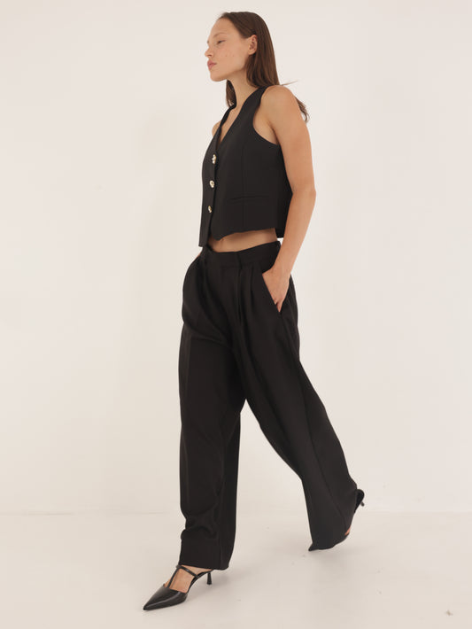 Tailor-made flare pants