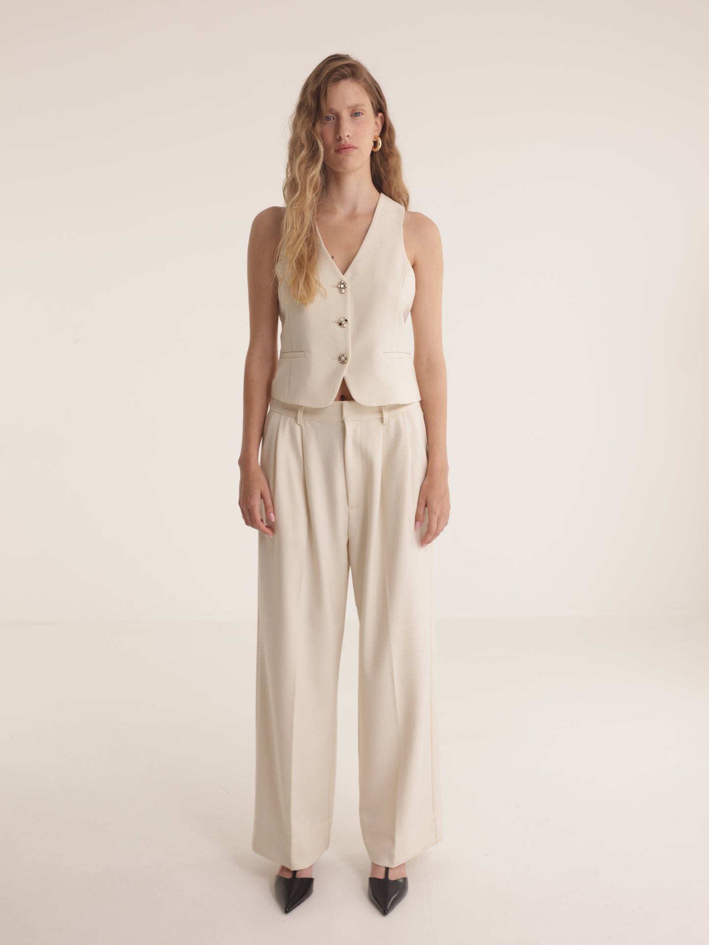Tailor-made flare pants
