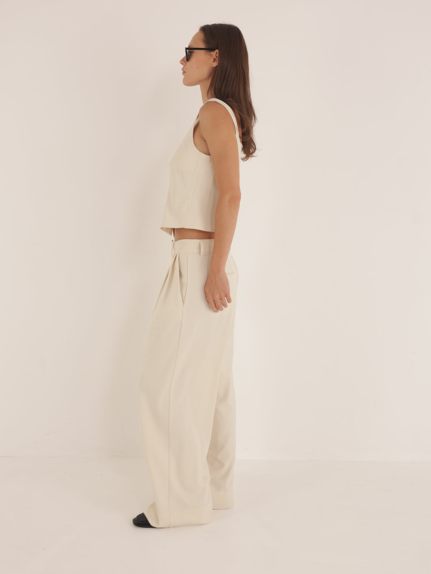 Tailor-made flare pants