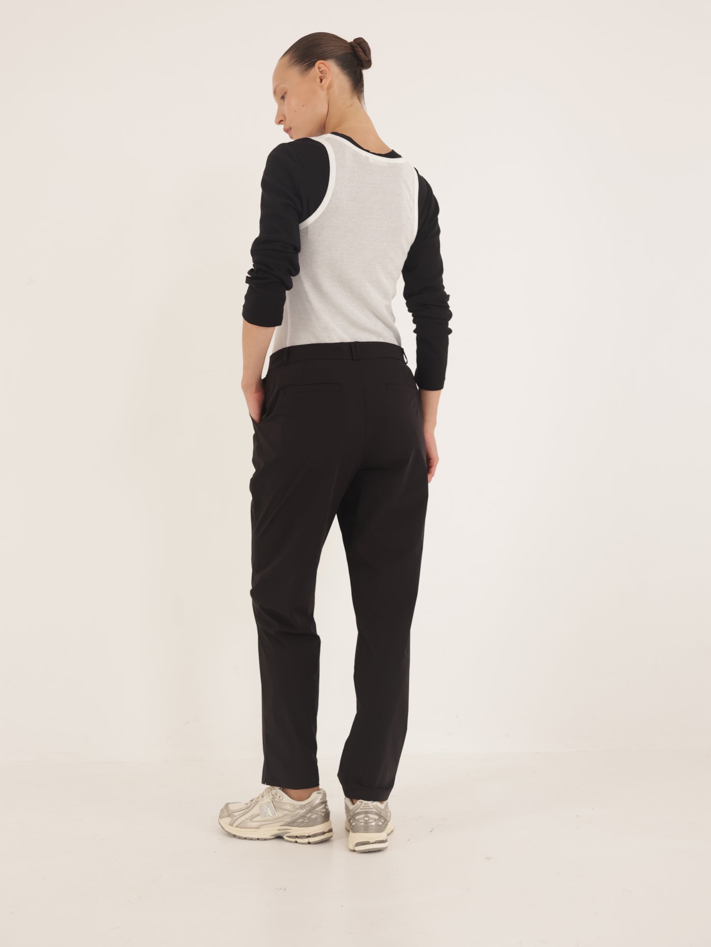 Nylon chino pants