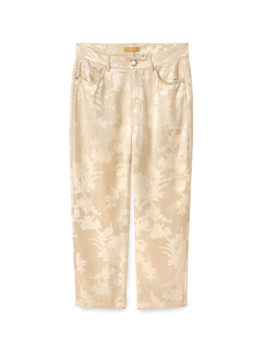 Five-pocket Jacquard Pants
