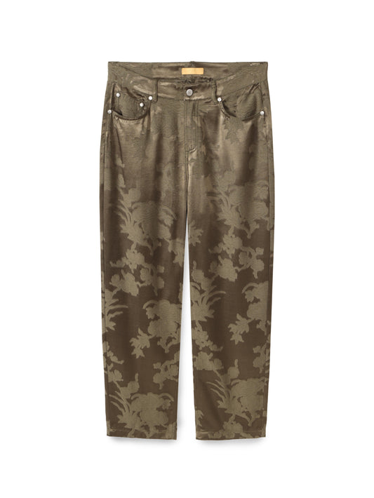 Five-pocket Jacquard Pants