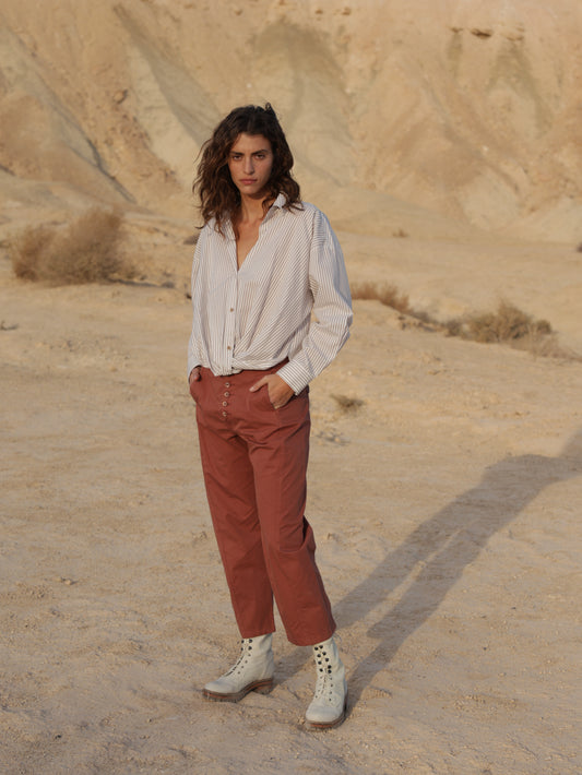 Boyfriend Button Pants