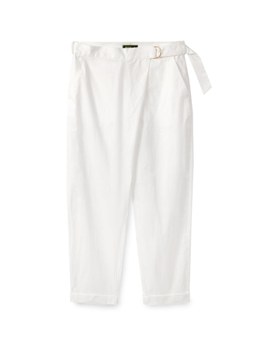 A Symmetrical Cotton Belt Pants