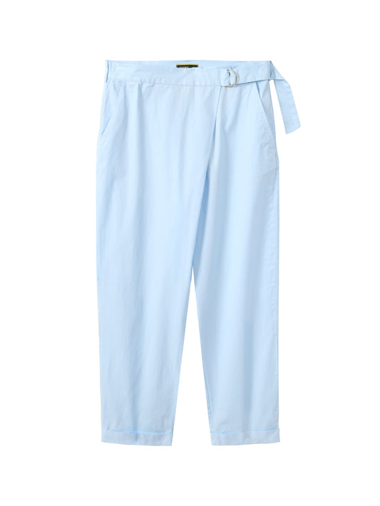 A Symmetrical Cotton Belt Pants