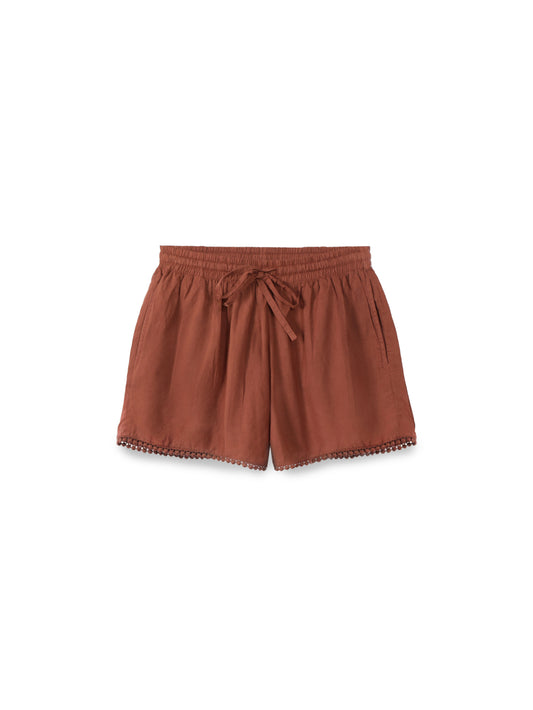 Tie-up shorts
