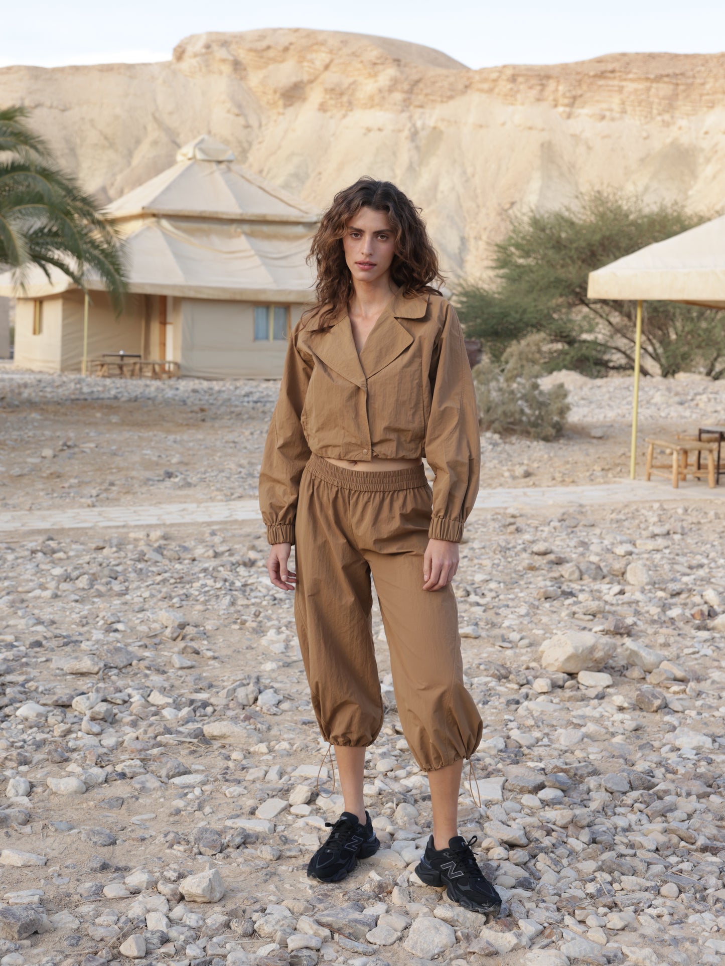 Nylon Baggy Pants