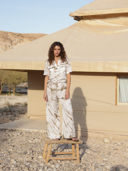 Wide Leg Tie Dye Pants