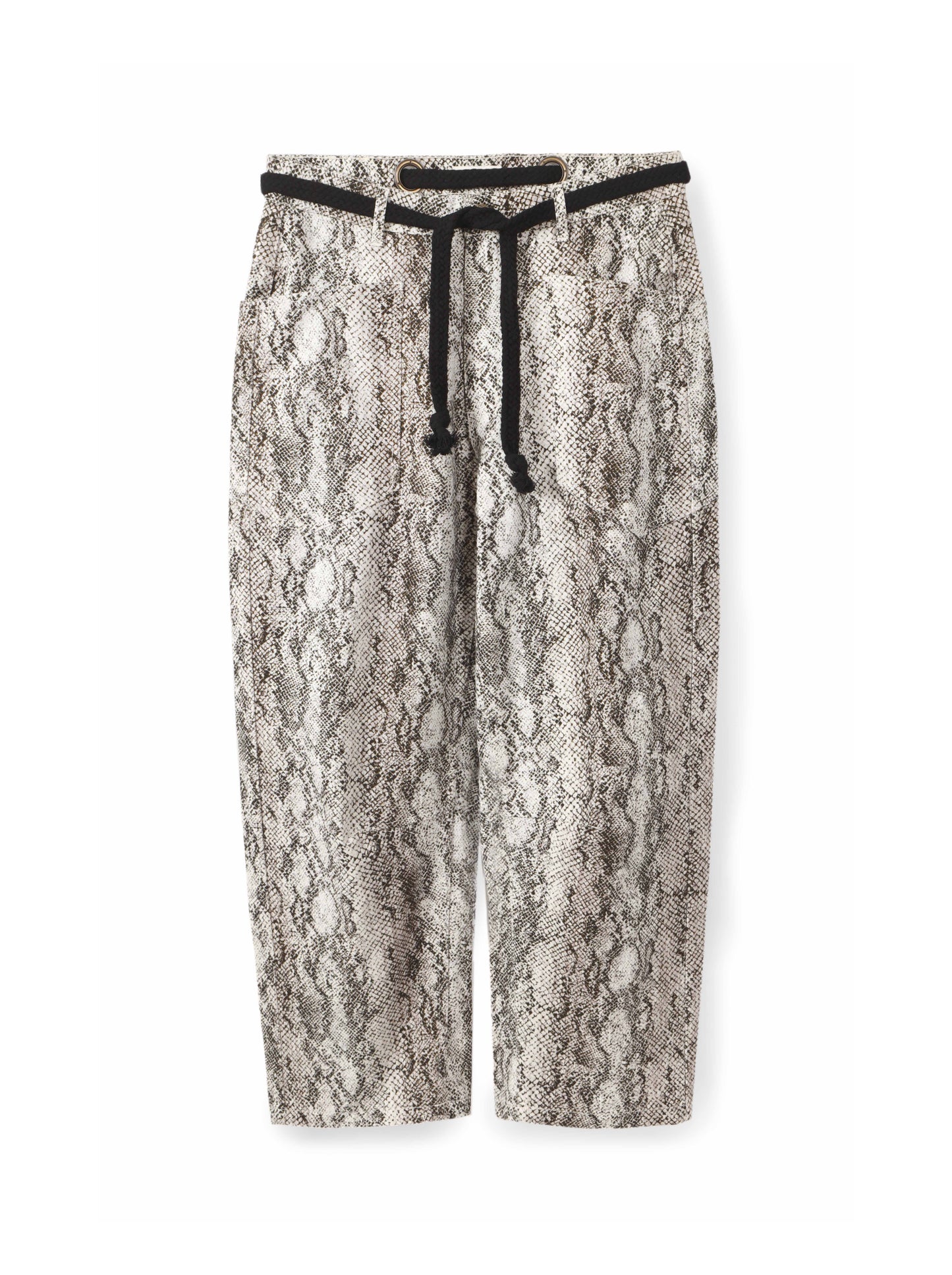 Printed Barrel Non-denim Trousers
