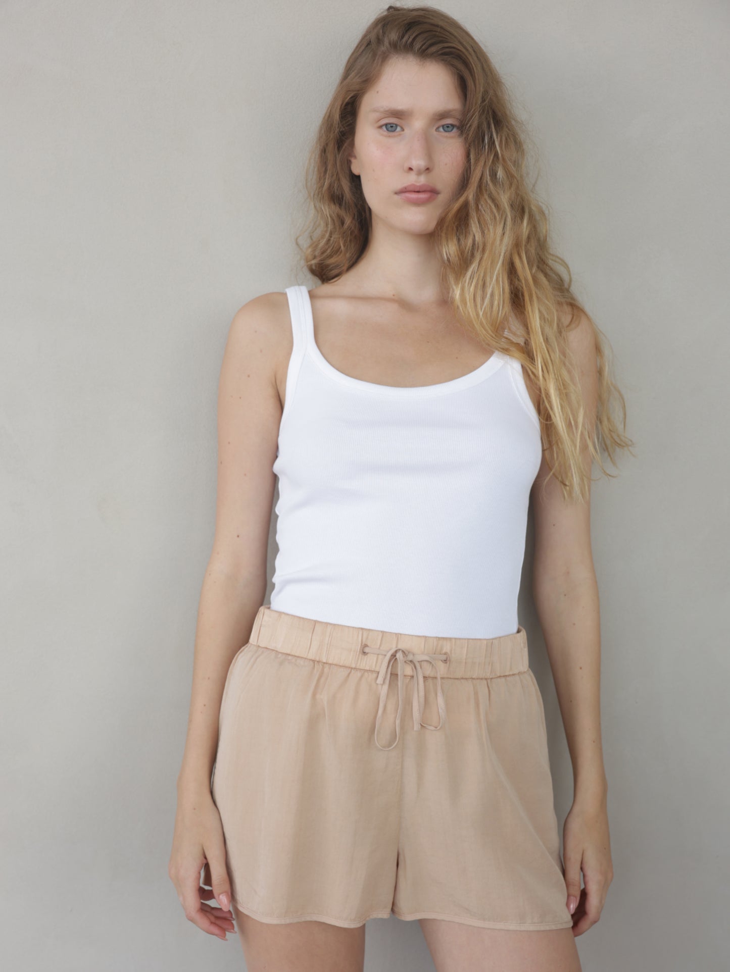 Mixed Satin Pants