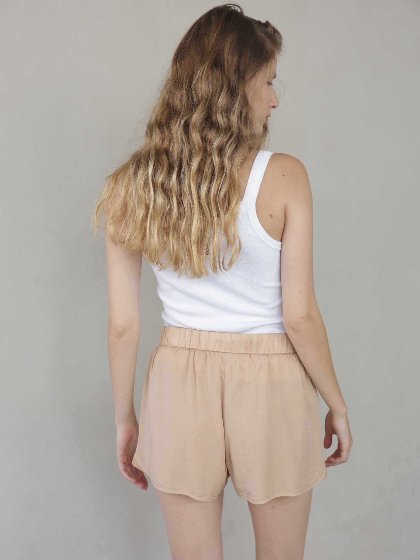 Mixed Satin Pants