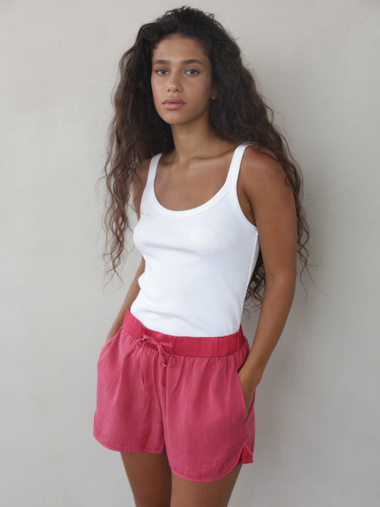 Mixed Satin Pants