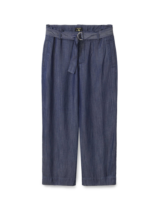 Denim pants with belt