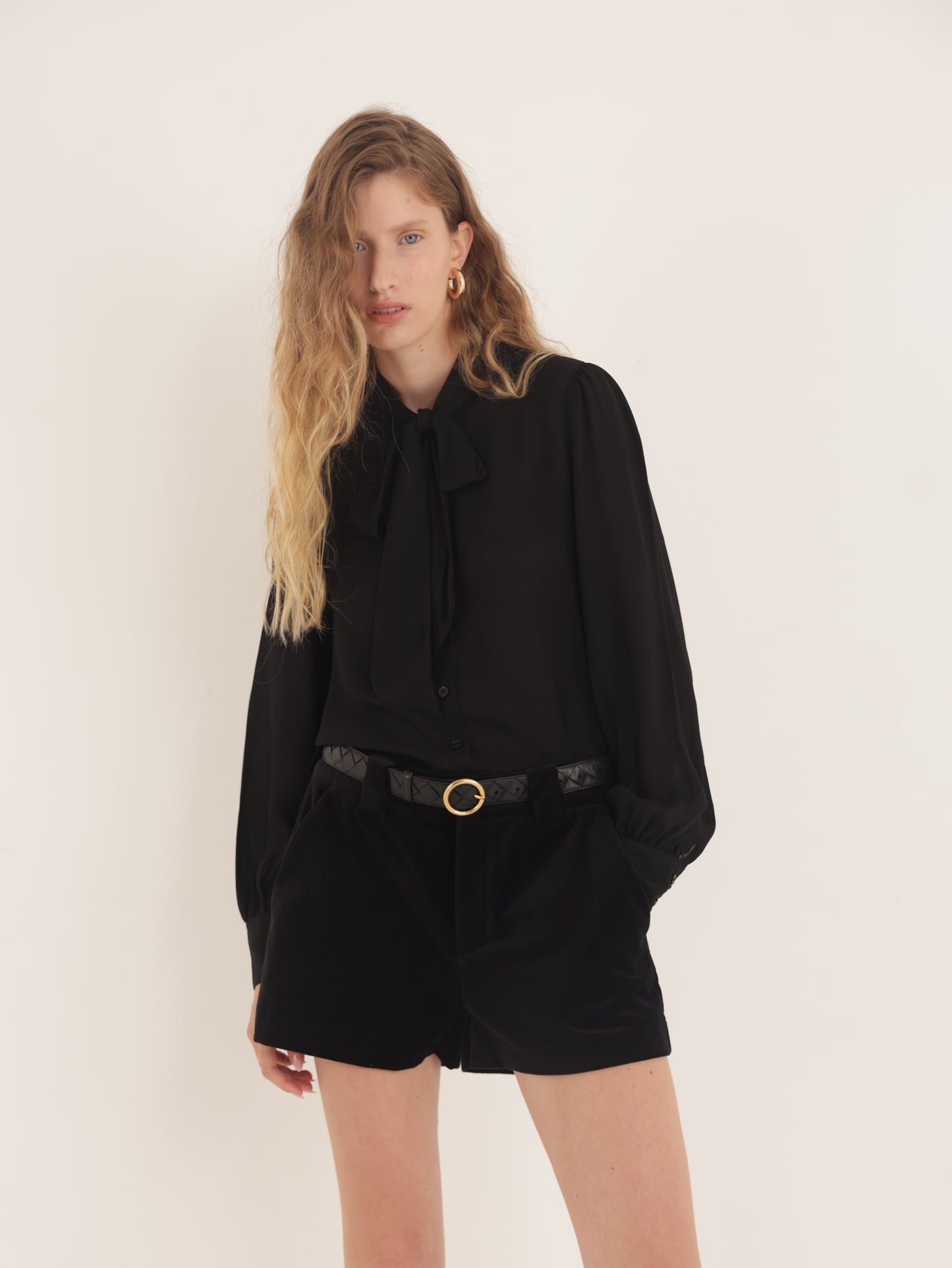 Black Velvet Pant