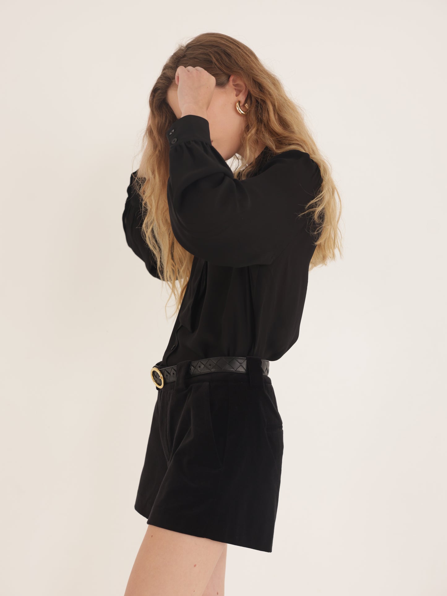 Black Velvet Pant