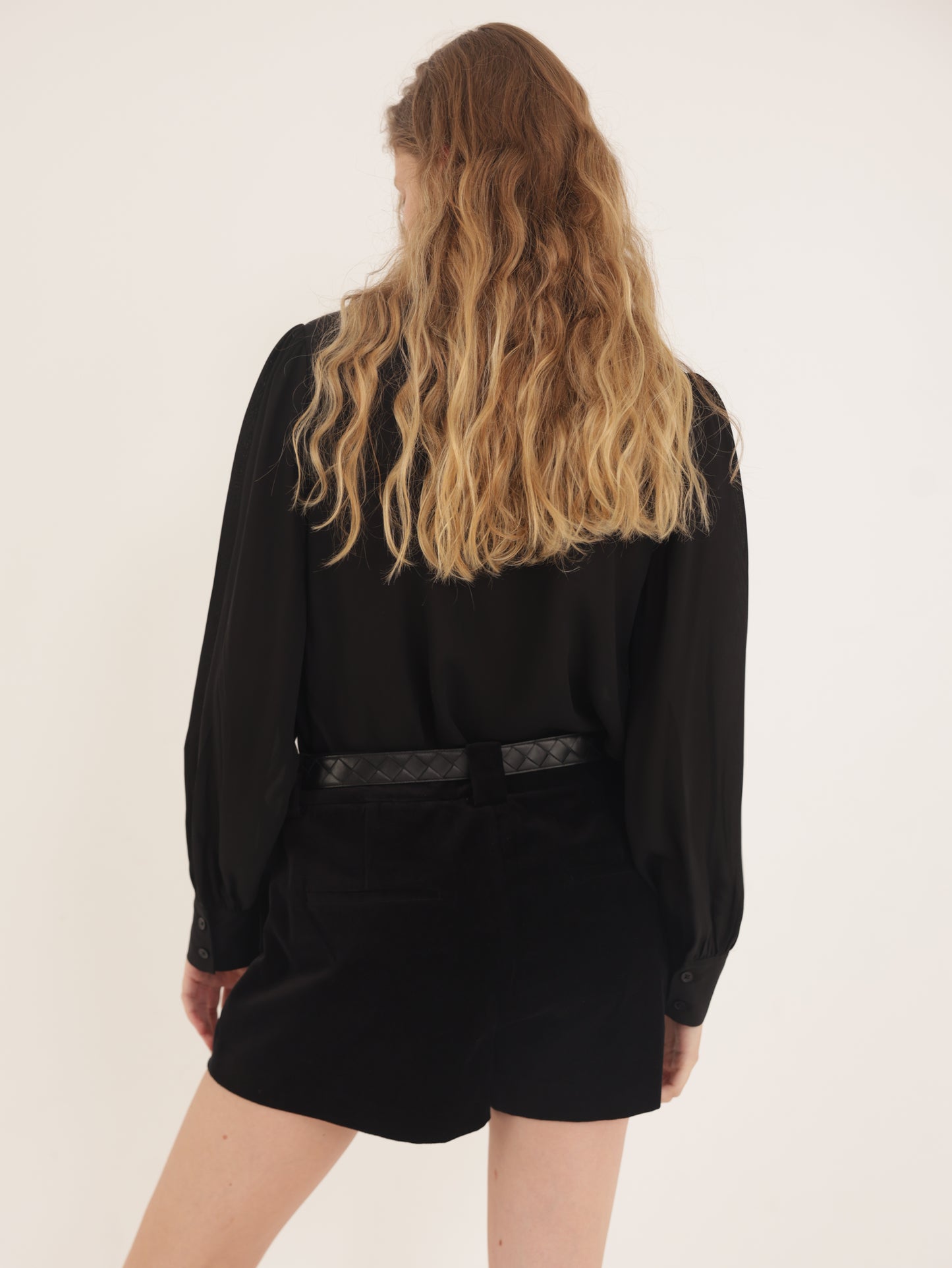 Black Velvet Pant