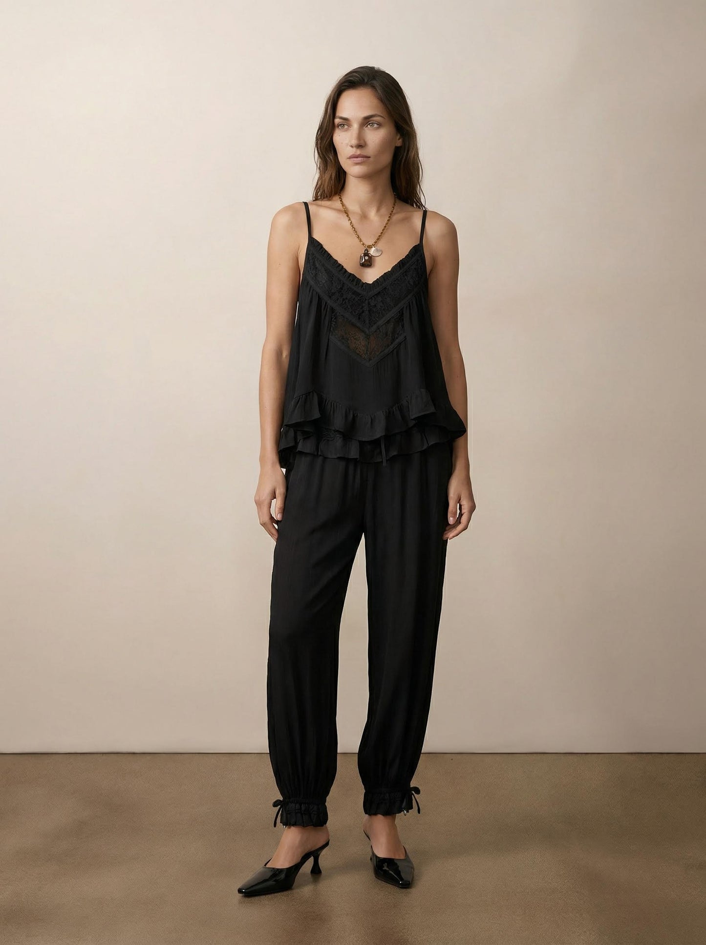 מכנס ג'ורגט אלדין