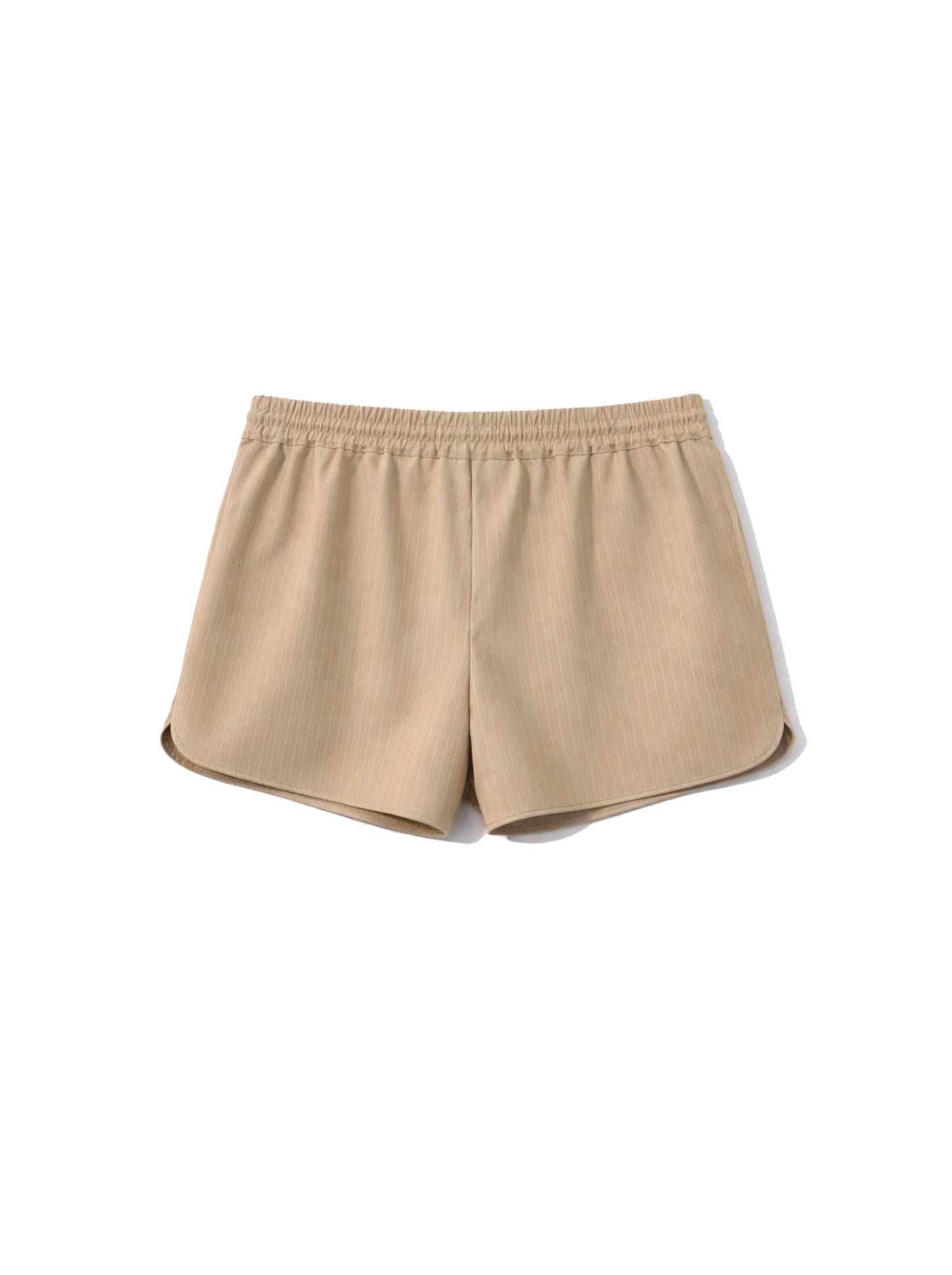 Rubber shorts with grease stripes