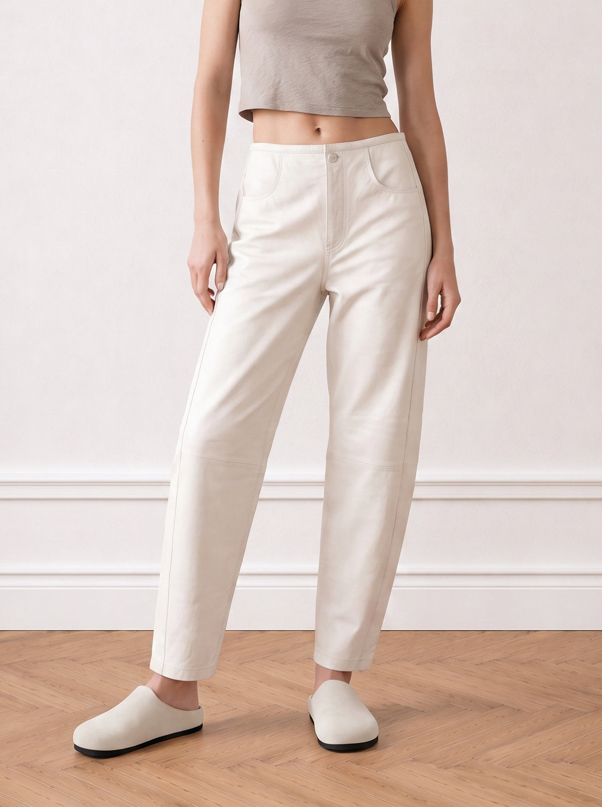Barel leather trousers