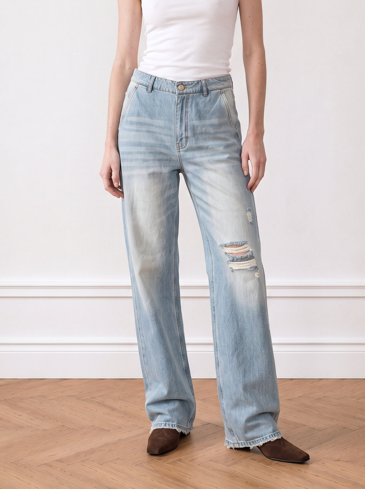 Wide-leg Jeans