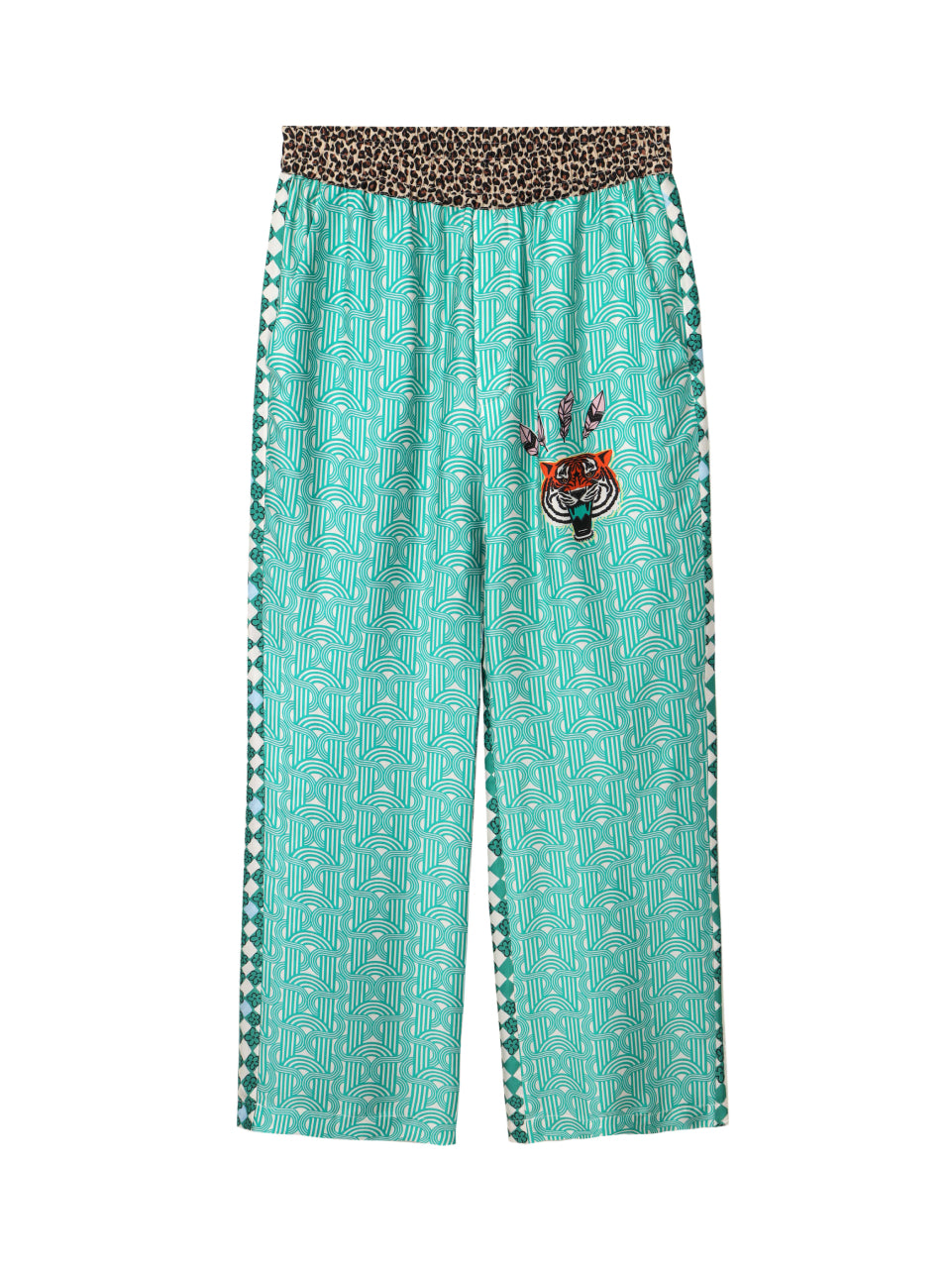 Bailey Straight Leg Printed Trousers