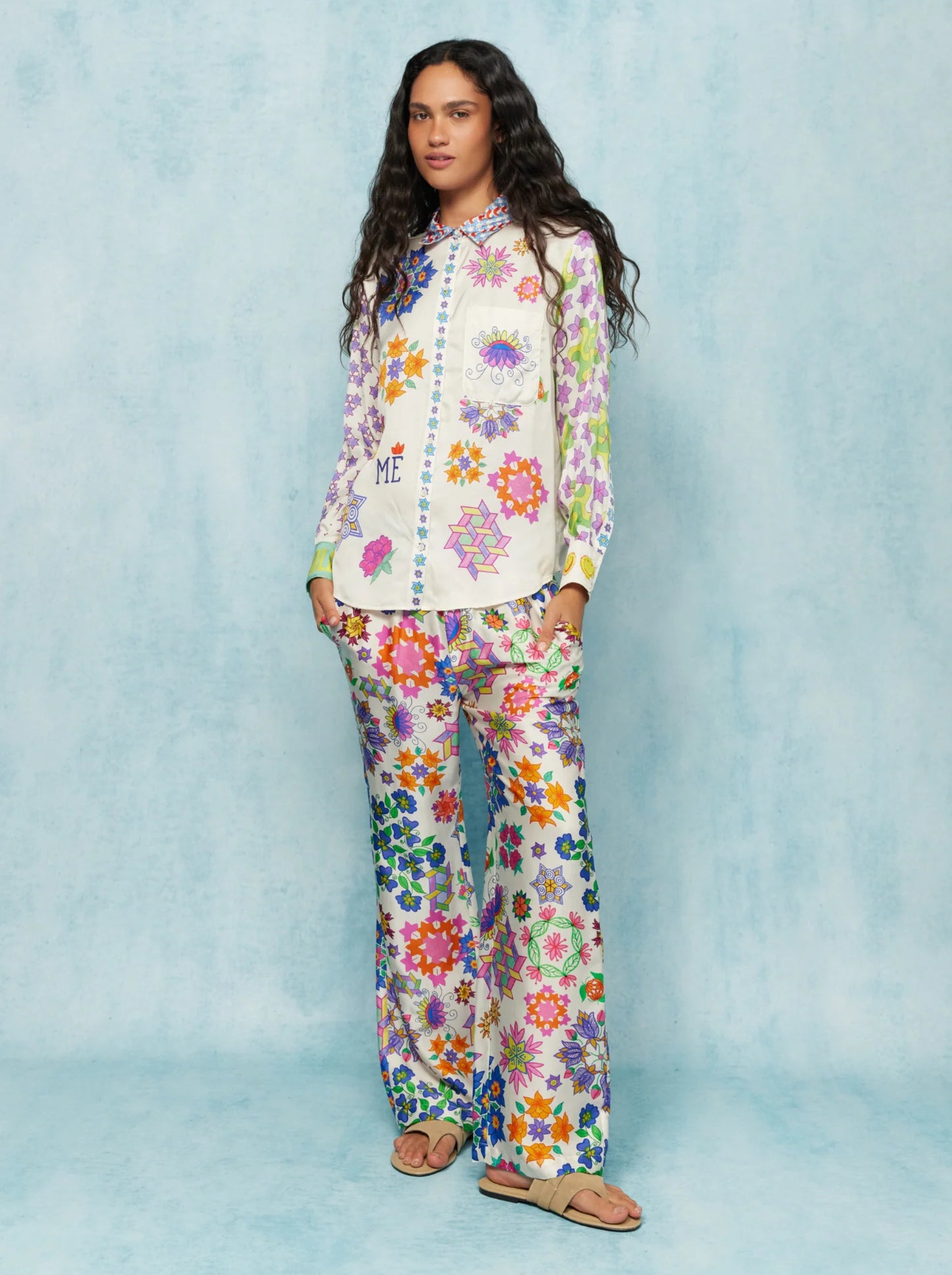 ביילי מכנסיים רגל ישרה