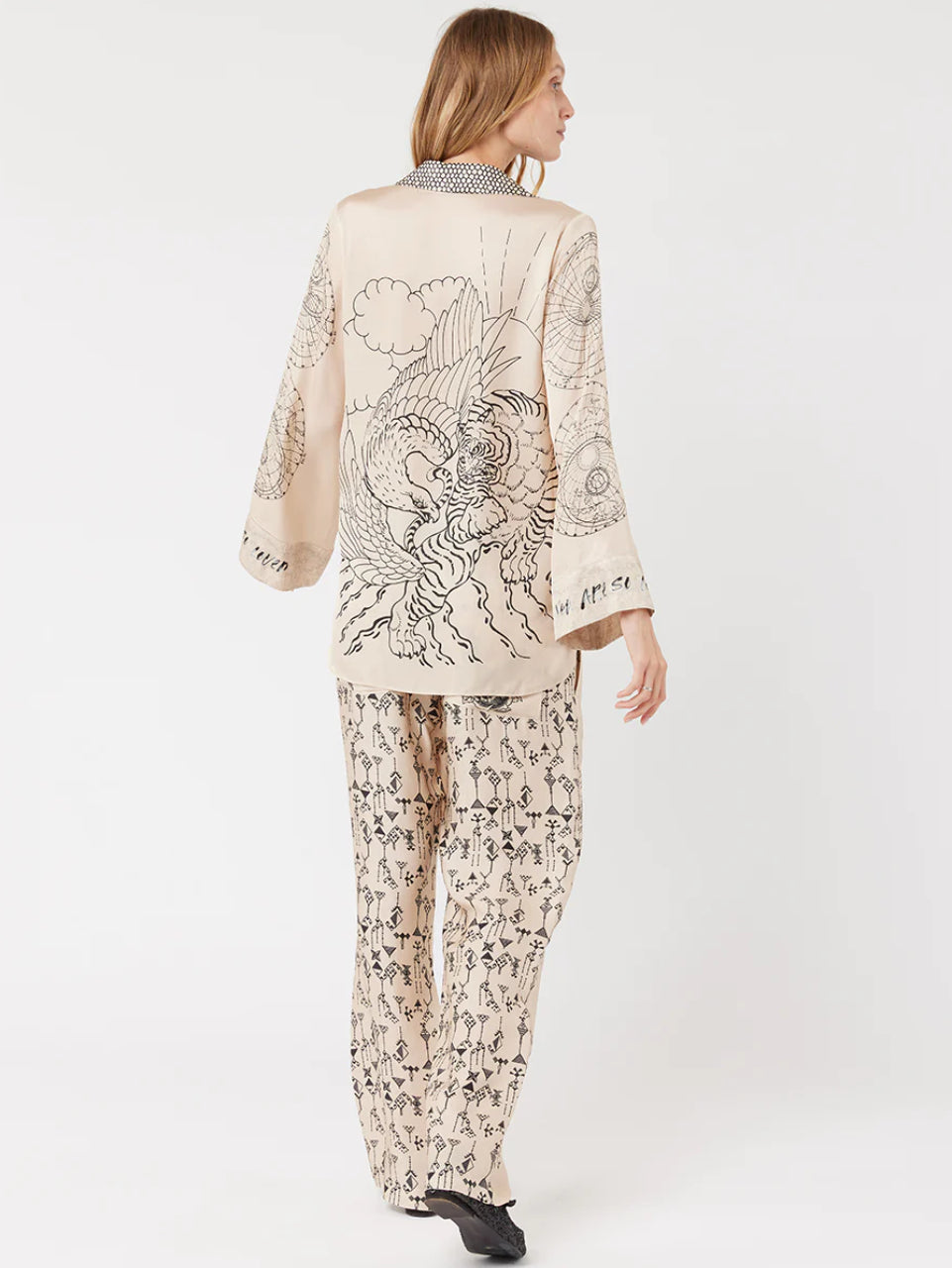 Bailey Straight Leg Printed Trousers