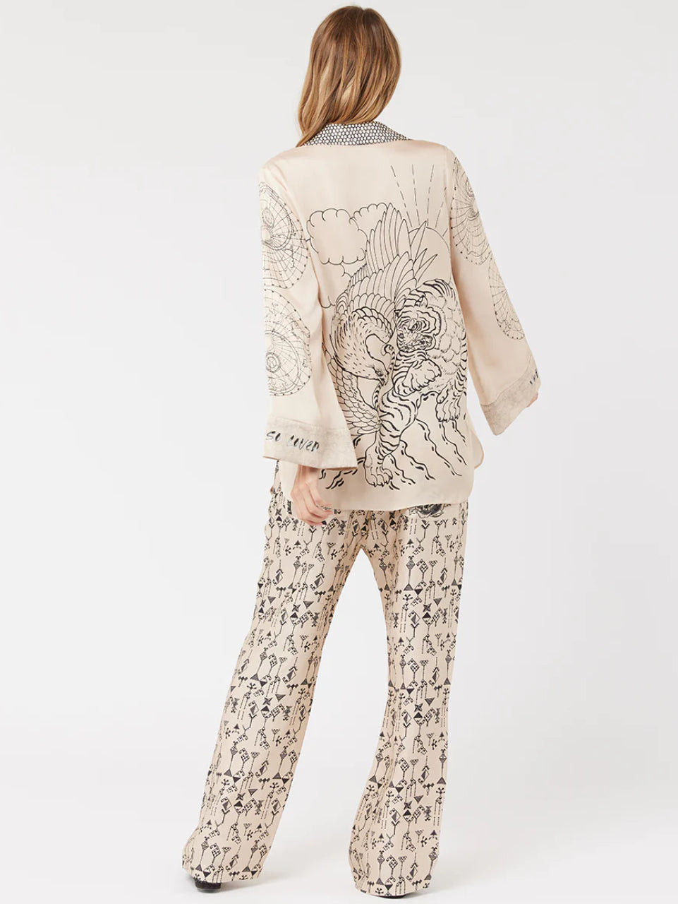 Bailey Straight Leg Printed Trousers