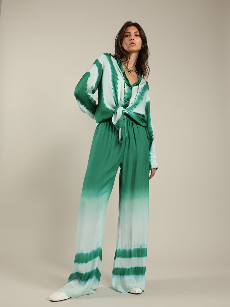 Tie Dye Wide Leg Pant